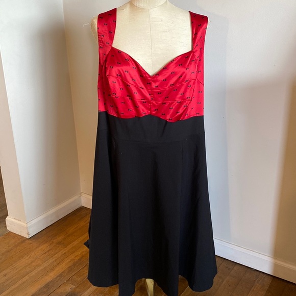 NEW torrid size 20 bow print swing dress - Picture 1 of 9